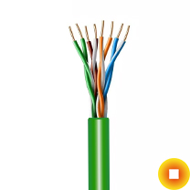 Сетевой кабель витая пара 2,4х2 мм U/UTP Cu Stranded PVC