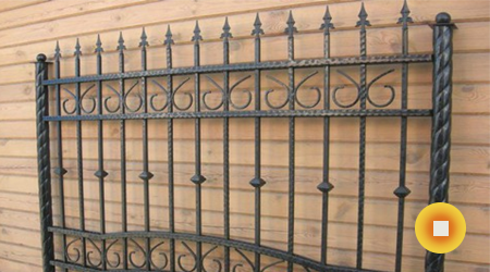 Кованый забор